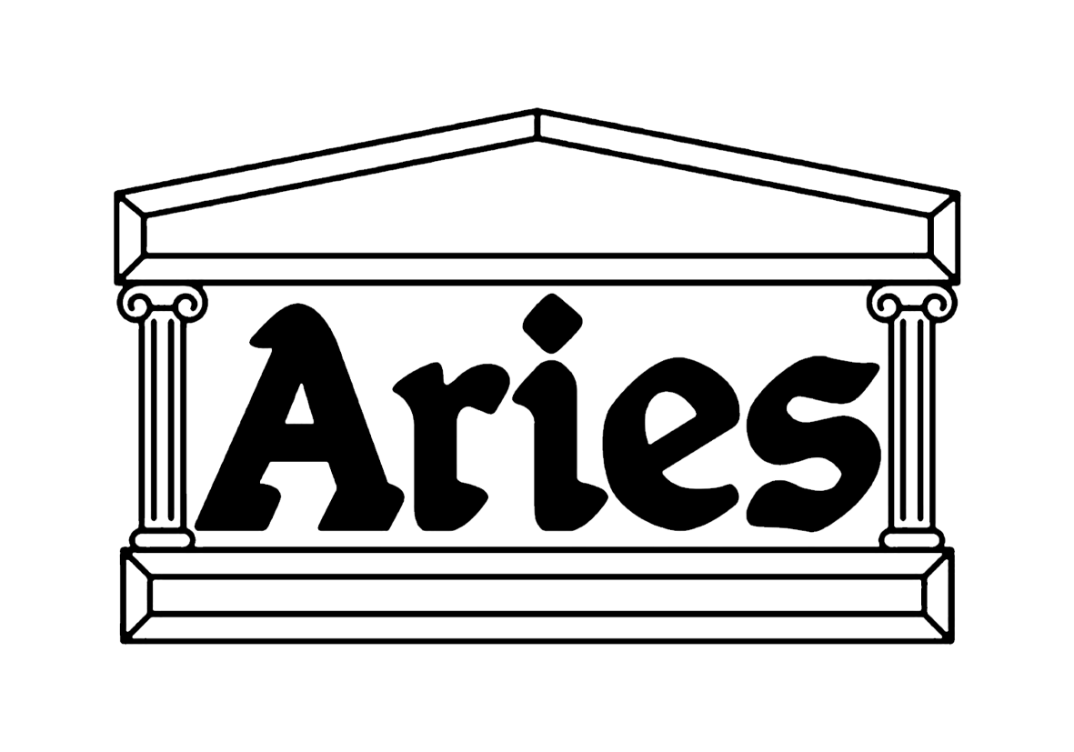 Custom printed vinyl stickers made for Aries