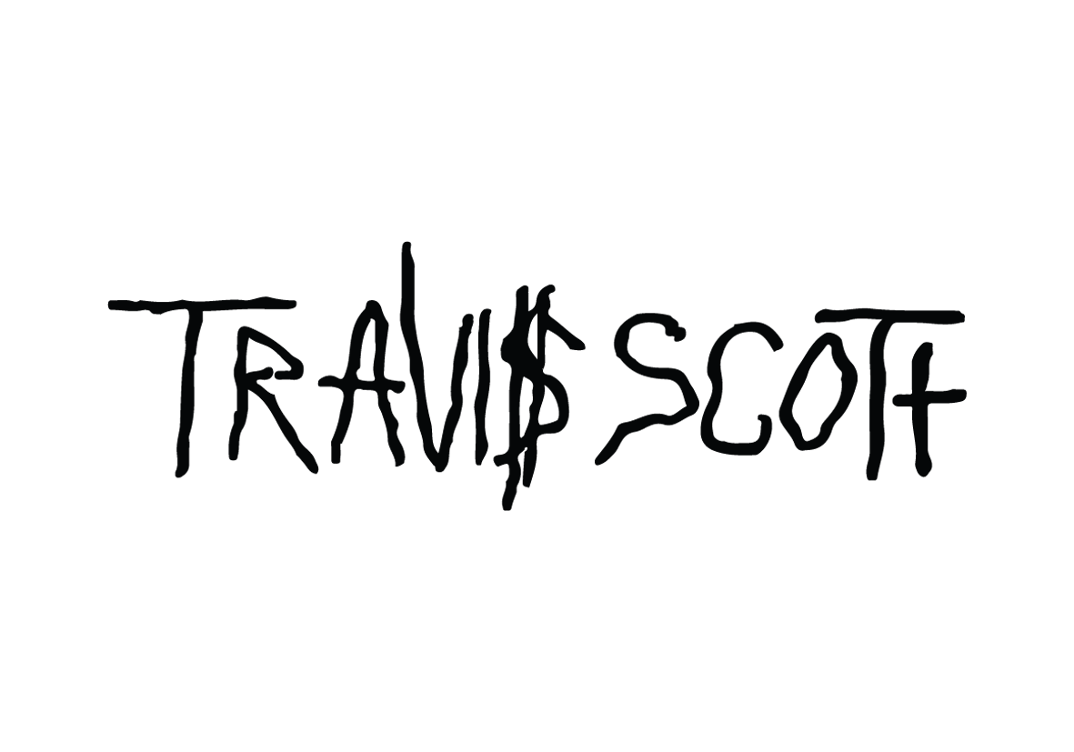 Custom printed vinyl stickers made for Travis Scott