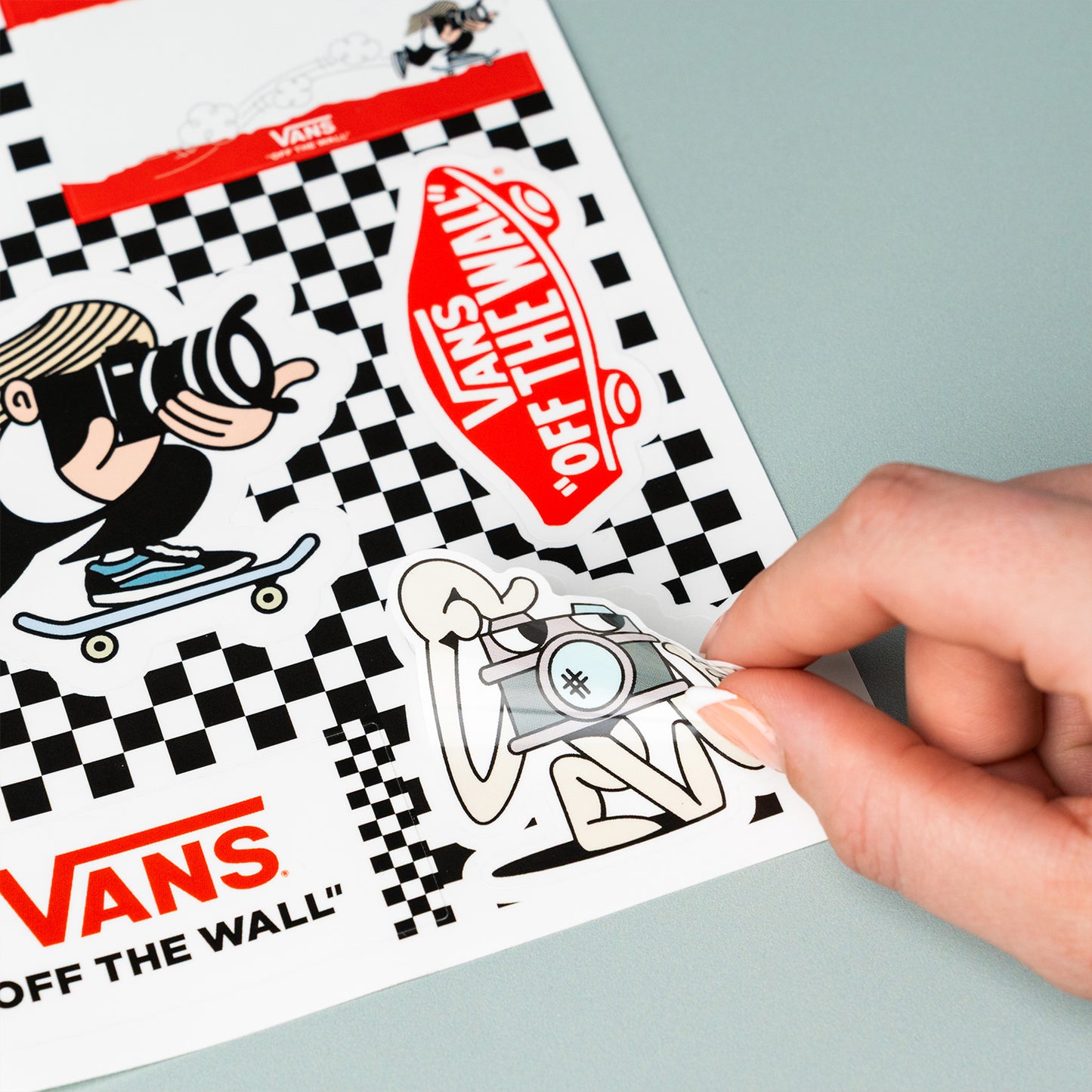 Custom White Gloss Vinyl Sticker Sheets