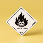 Custom White Egg Shell Stickers - Tacky And Upsetting