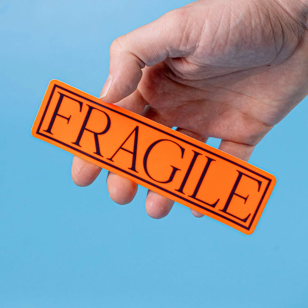 Custom Fluorescent Gloss Vinyl Stickers - Tacky And Upsetting