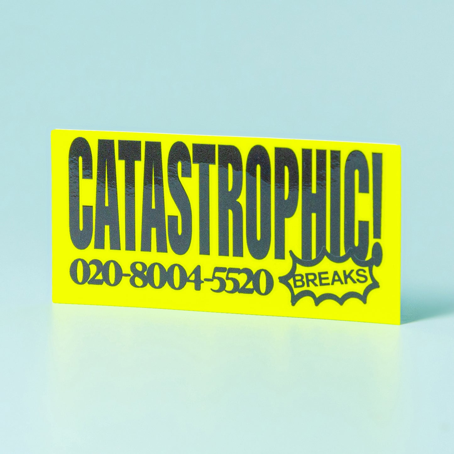 Custom Fluorescent Gloss Vinyl Stickers