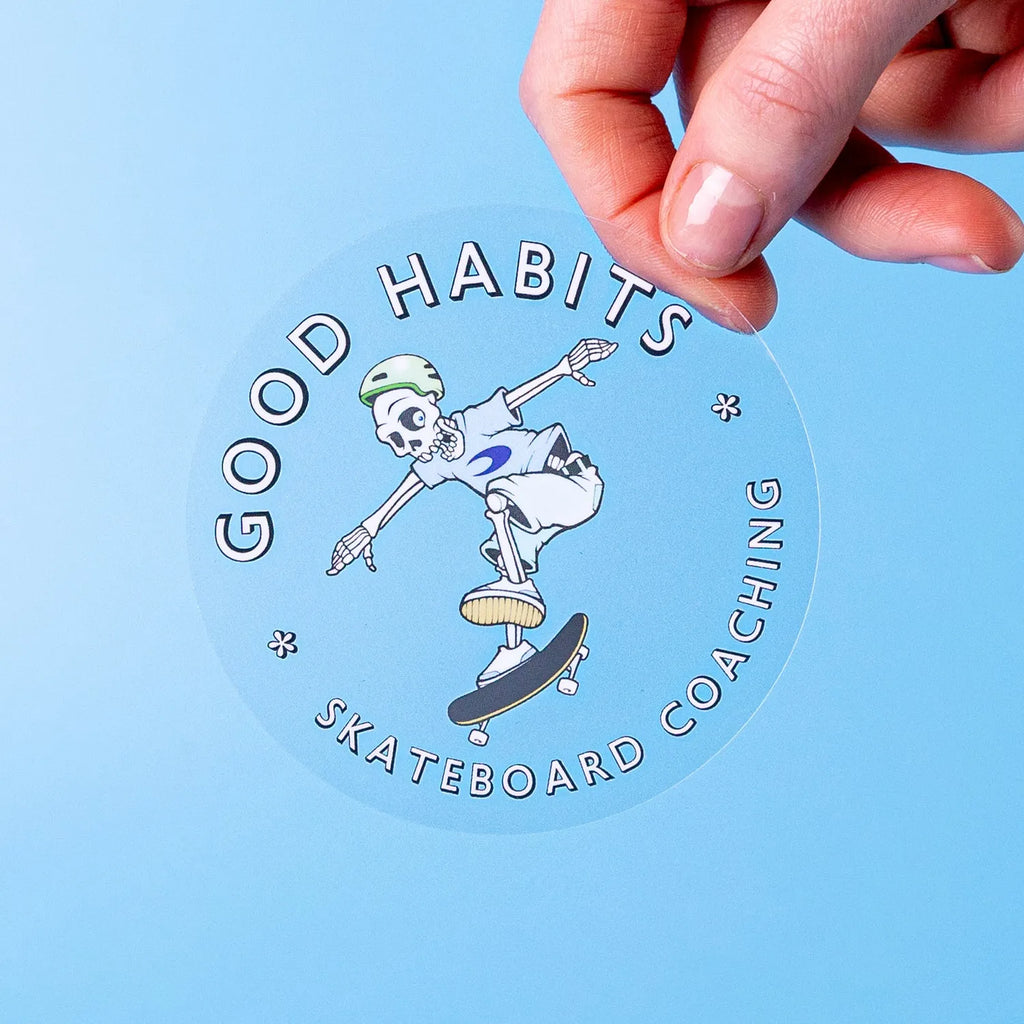 Custom Clear Gloss Vinyl Stickers - Tacky And Upsetting