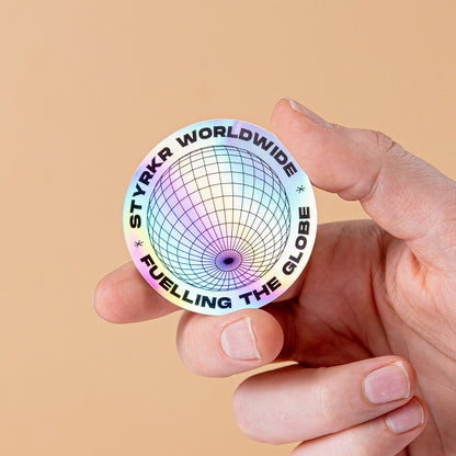 Circle Holographic Vinyl Stickers