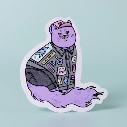 Custom White Matte Vinyl Stickers