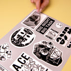 Clear Sticker Sheets