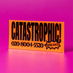 Fluorescent Orange Stickers