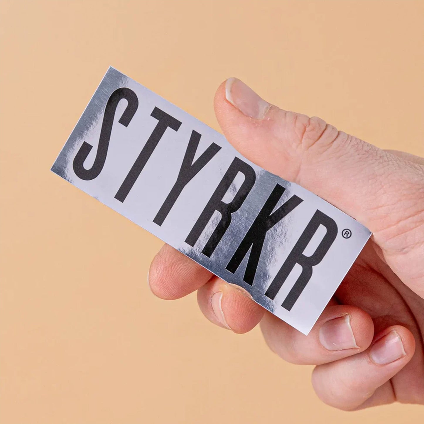 Silver Chrome Stickers