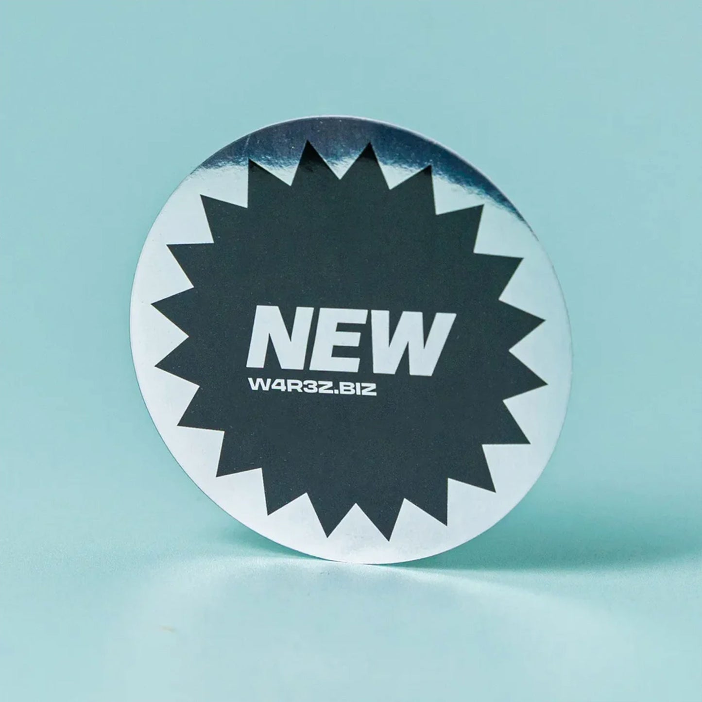 Silver Chrome Stickers