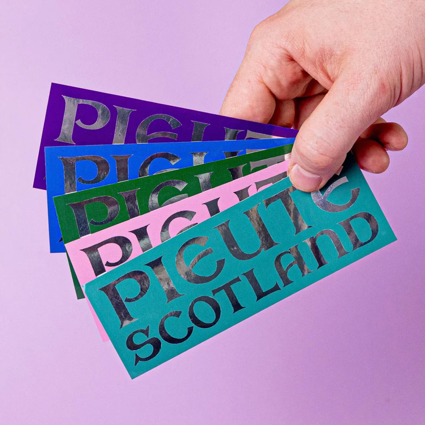 Silver Chrome Stickers