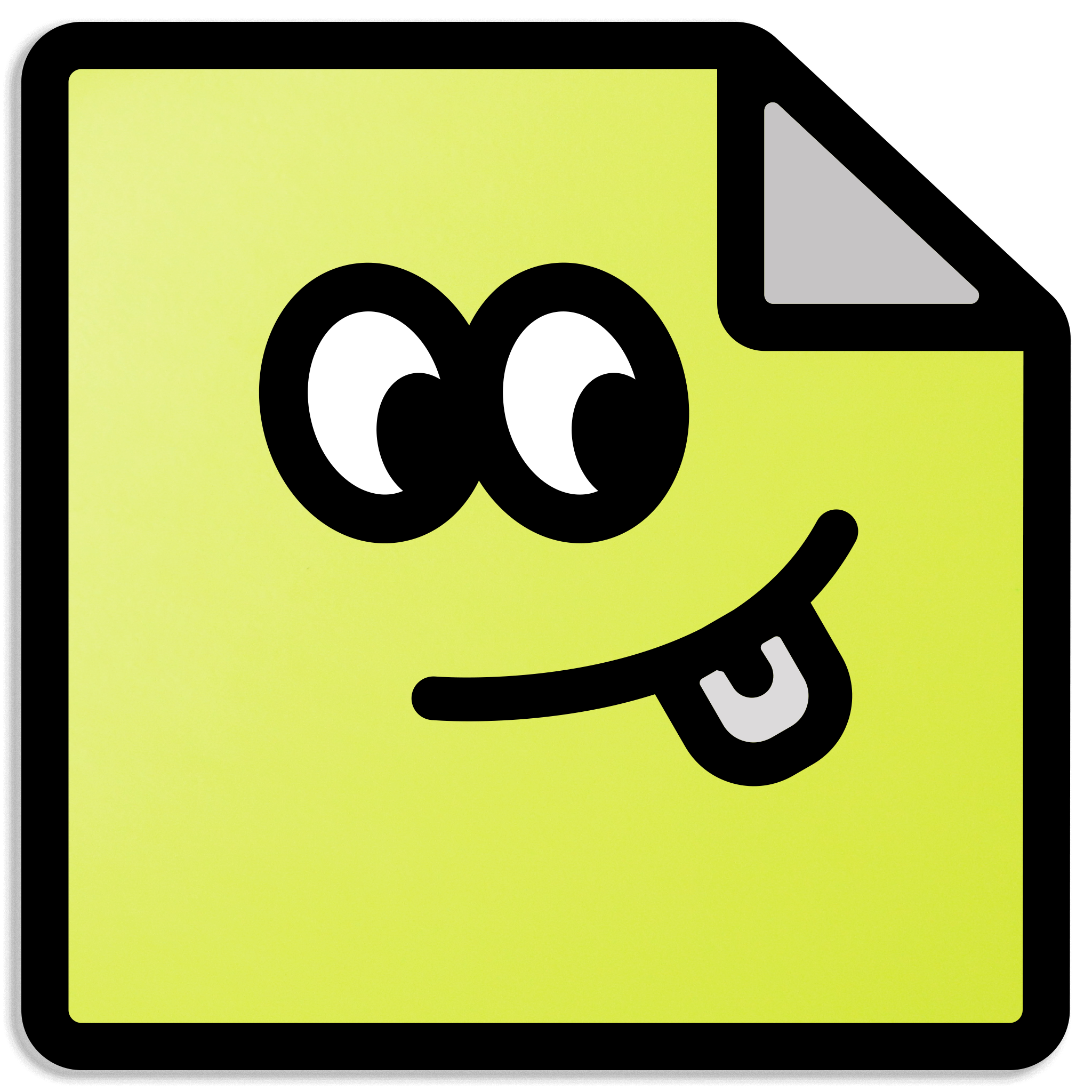 Custom fluorescent yellow vinyl stickers with bright neon colours, waterproof and durable for promotions or safety signs.