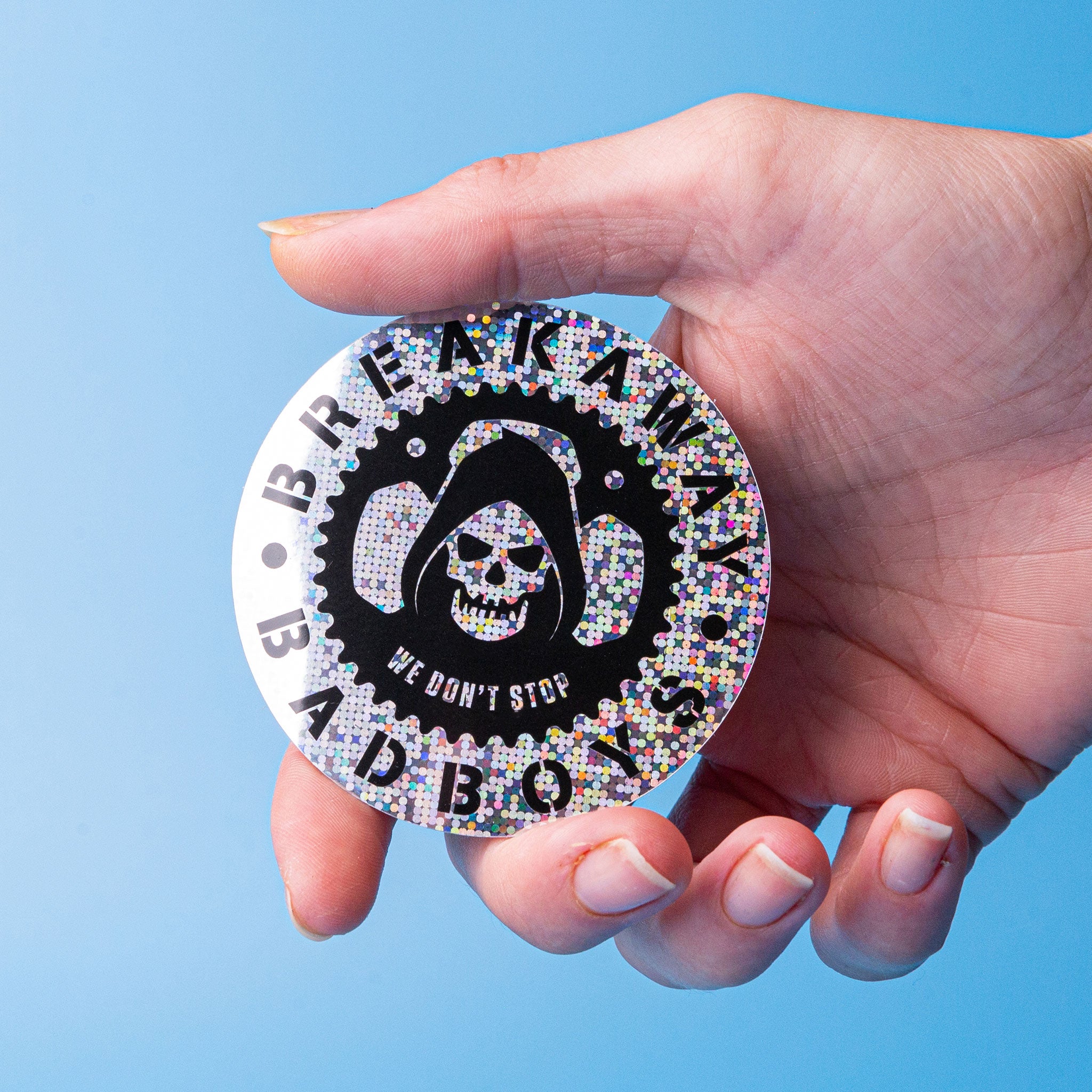 Glitter Circle Stickers