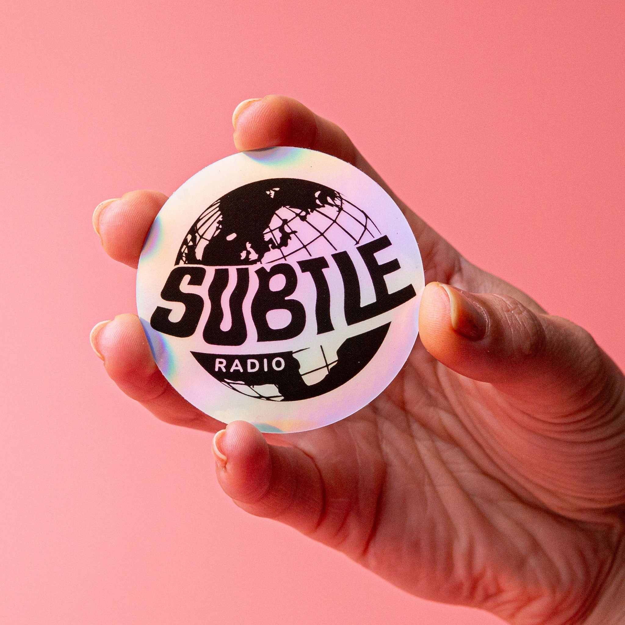 Holographic Circle Stickers