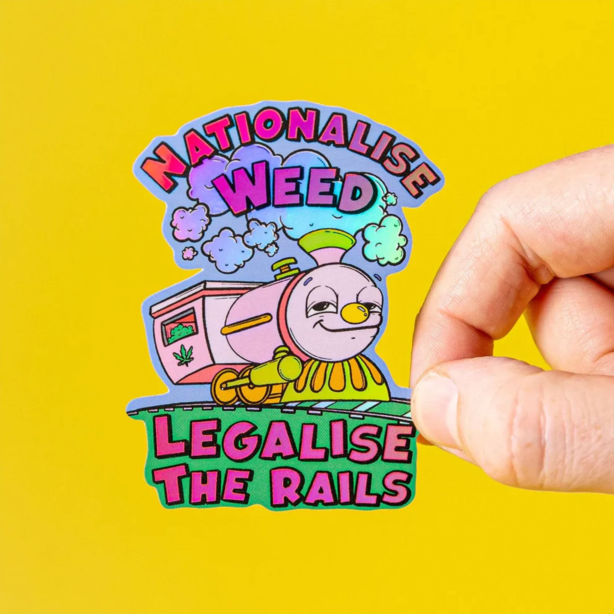 Holographic Die Cut Stickers