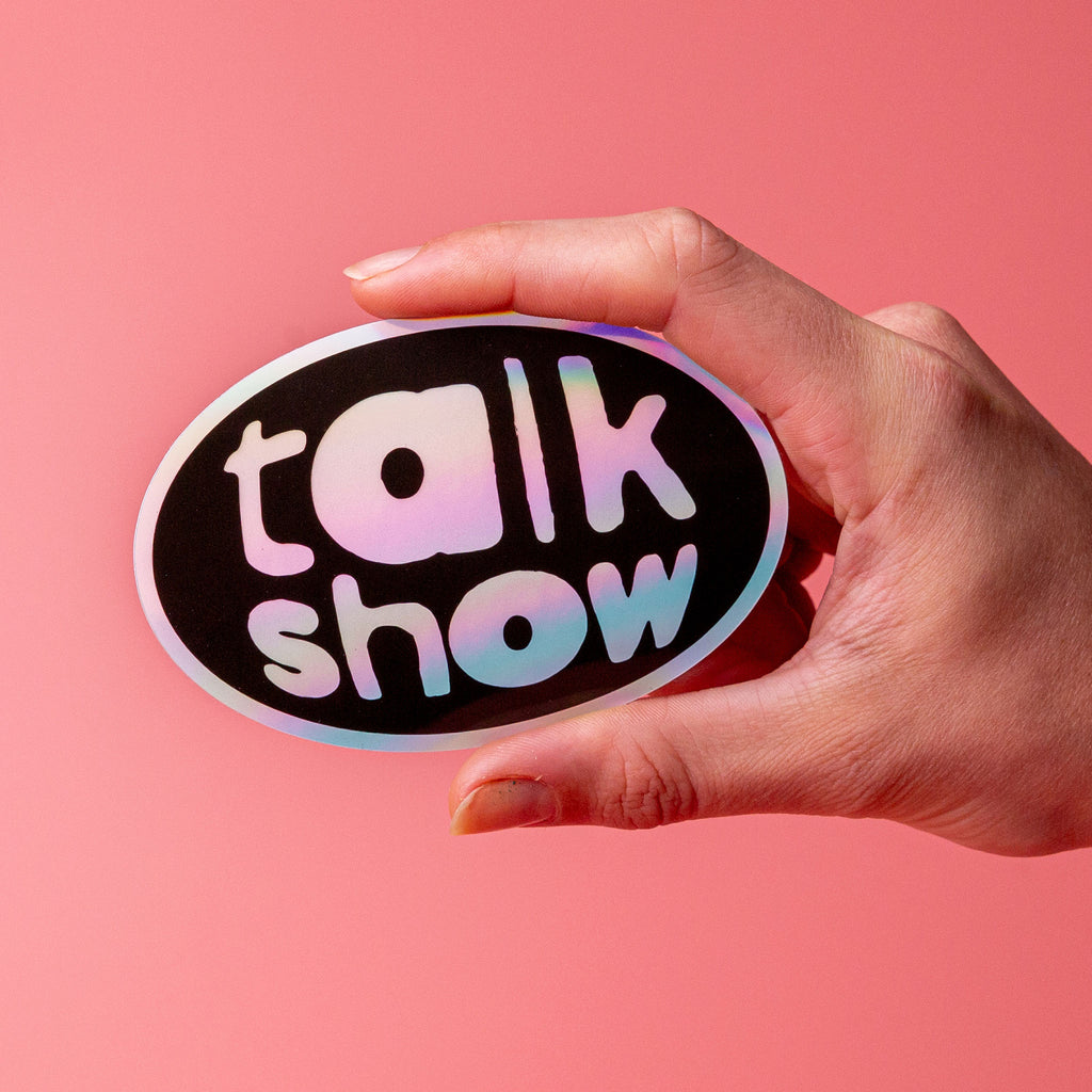 Holographic Oval Stickers