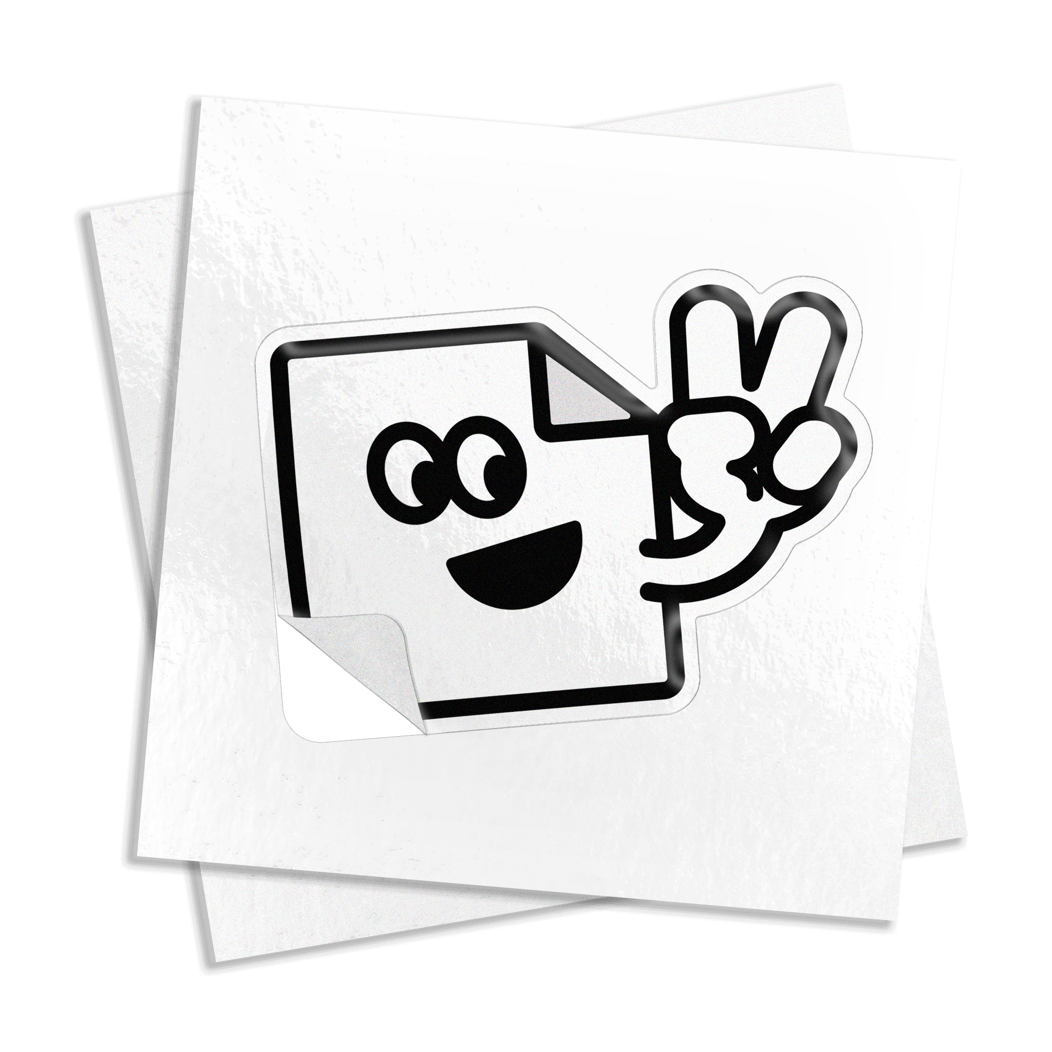 Custom matte vinyl kiss cut stickers with a smooth non-gloss finish, waterproof and weatherproof for indoor or outdoor use.