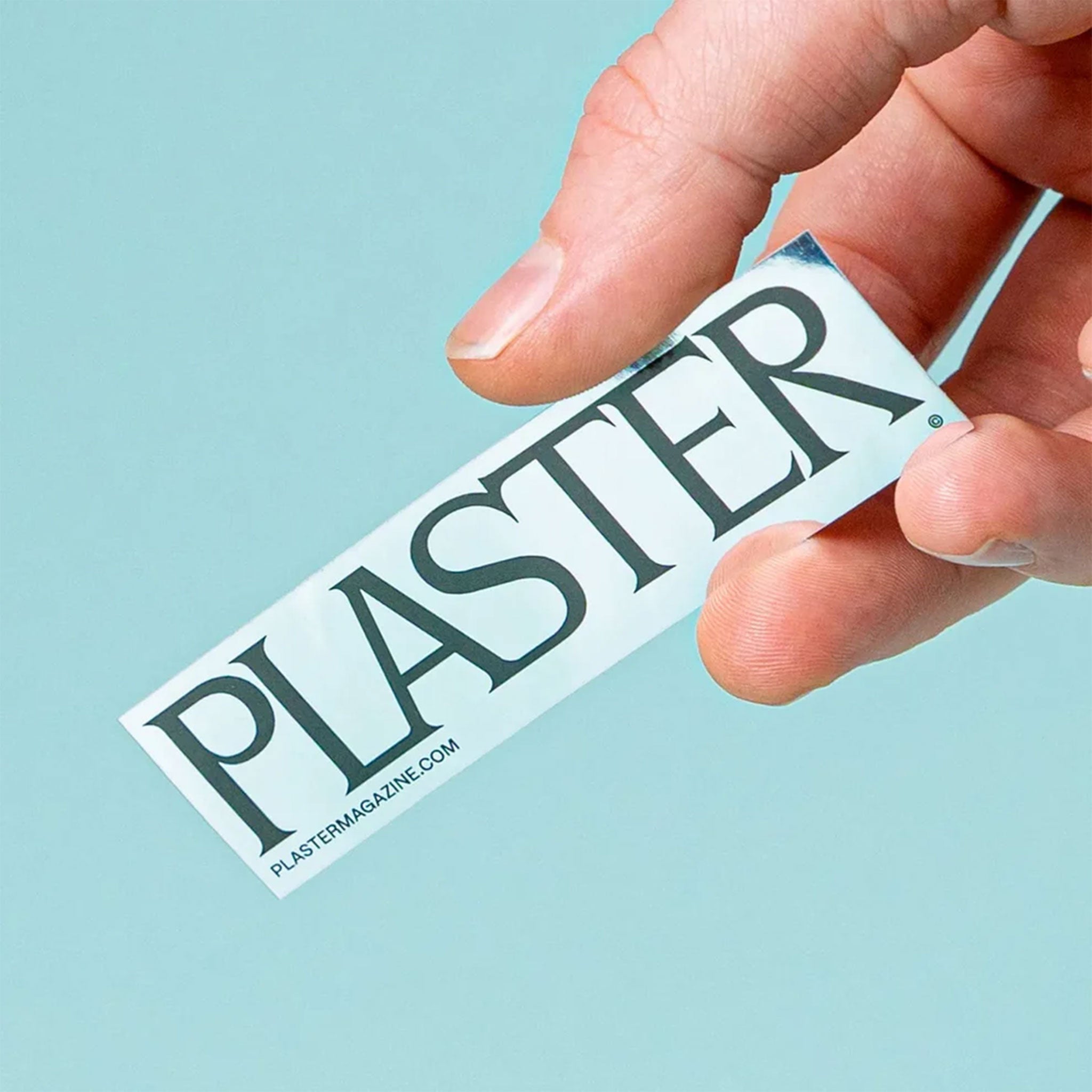 Silver Chrome Rectangle Stickers