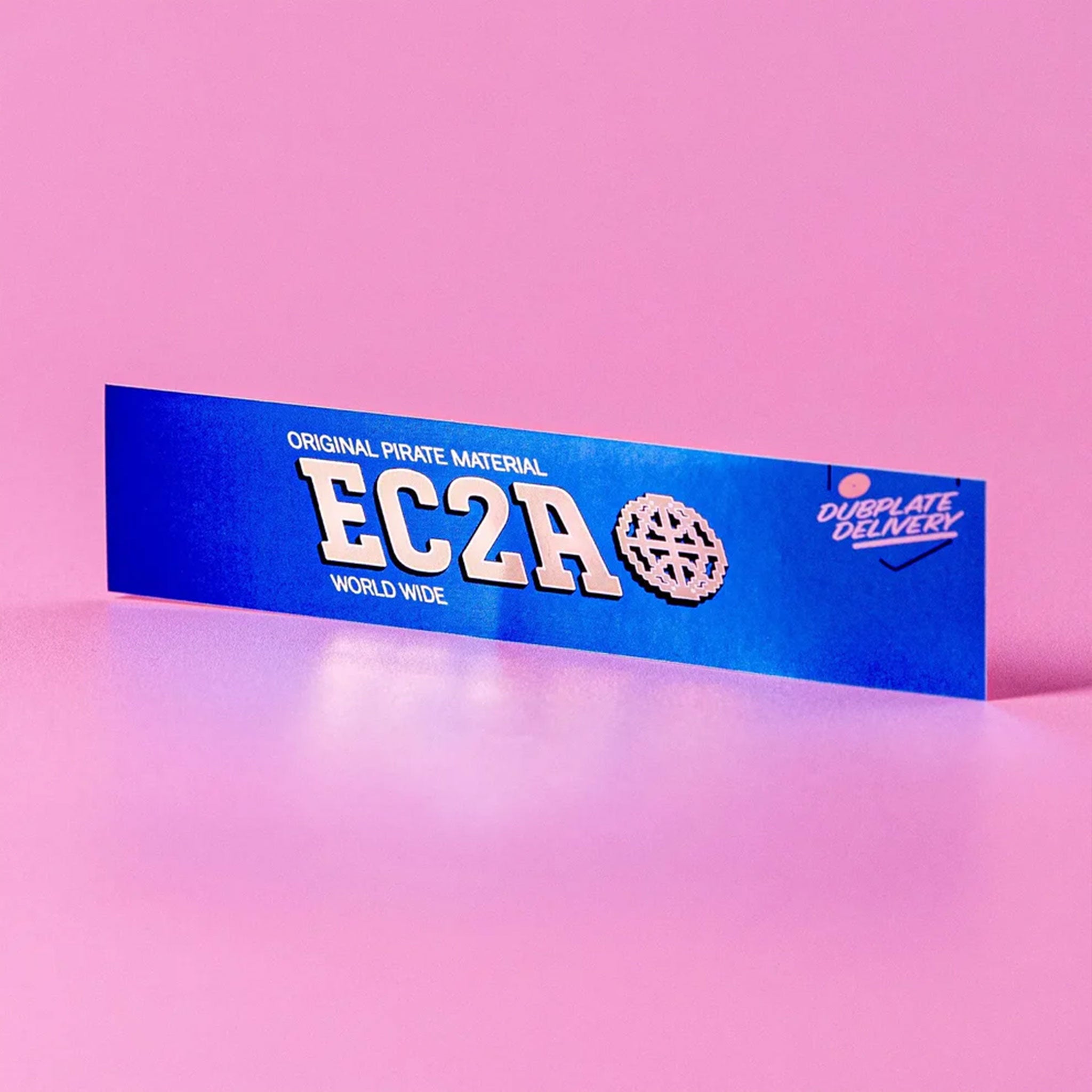 Silver Chrome Rectangle Stickers